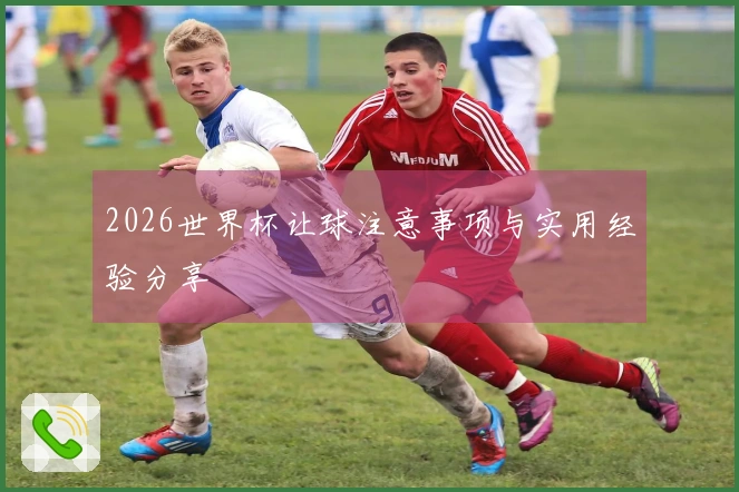 2026世界杯让球注意事项与实用经验分享